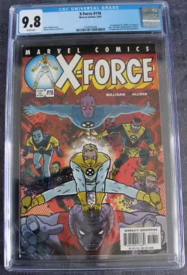 Buy X-Force #116 CGC Graded White 2001 Marvel 1st App. Of X-Statix, 1st Doop • 119.95£