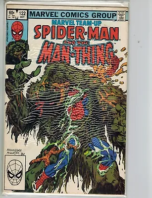 Buy 1982 Marvel Comics Team-Up 122 Vol 1 Spider-Man Man-Thing Milgrom Cover • 38.55£