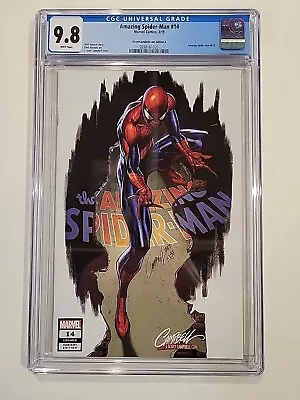 Buy Amazing Spider-Man #14, CGC 9.8 J Scott Campbell Exclusive, Cover A. Marvel 2019 • 95.13£