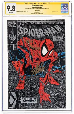 Buy Spider-Man #1 CGC Signature SILVER 9.8 SIGNED SS Stan Lee McFarlane 1990 • 1,700.16£