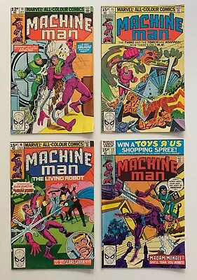 Buy Machine Man #14, 15, 16, 17 & 18 Comics (Marvel 1980) VG/FN To FN+ Bronze Age • 12.71£