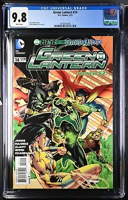 Buy Green Lantern (2011 5th Series DC) #14 CGC 9.8 WHITE Pages • 59.26£