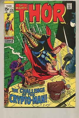 Buy TheMighty Thor #174 FN/VF  Challenge Of The Crypto-Man Marvel Comics    SA • 14.24£