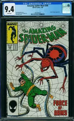 Buy AMAZING SPIDER-MAN  #296 CGC  NM9.4  High Grade!  White Pages    3802836021 • 60.87£