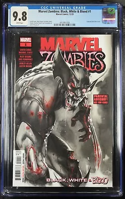 Buy Marvel Zombies Black White Blood #1 CGC Graded 9.8 - Gabrielle Dell'Otto Cover • 39.52£