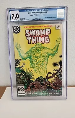 Buy Saga Of The Swamp Thing # 37 Cgc 7.0 • 376.67£