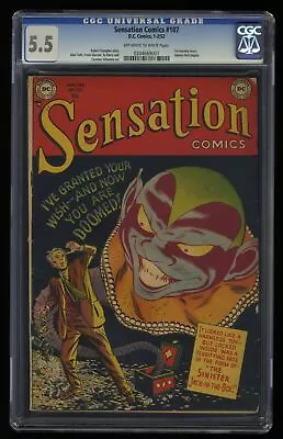 Buy Sensation Comics #107 CGC FN- 5.5 Off White To White DC Comics 1952 • 396.55£