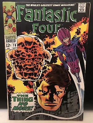Buy Fantastic Four #78 Comic Marvel Comics  Silver Age Restored 4.5 • 11.99£