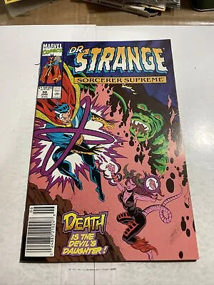 Buy Doctor Strange 30  1991 Newsstand 8.0 • 2.37£