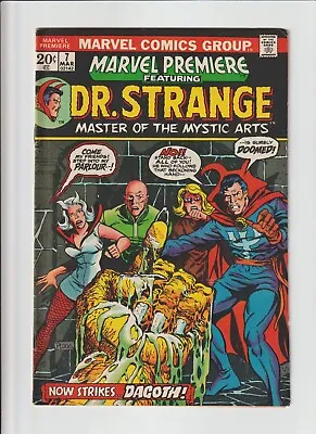 Buy Marvel Premiere Dr Strange #7 Marvel Comics 1973 1st Cover Appearance Of Wong  • 13.41£