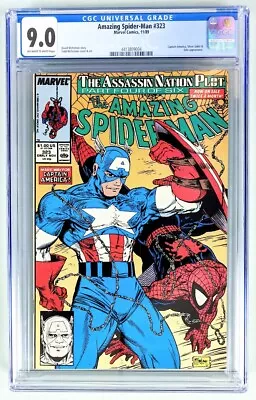Buy Amazing Spider-Man #323 CGC 9.0 (1989) Classic McFarlane Cover! New Slab! • 43.29£
