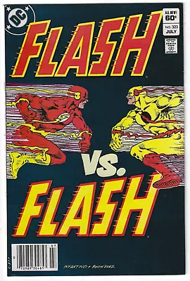 Buy Flash #323 (1983) Professor Zoom Eobard Thawne Flash Vs Flash Newsstand VF/NM • 27.67£