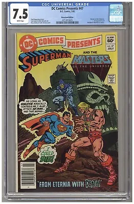 Buy DC Comics Presents  #47  CGC  7.5  VF-  White Pgs  7/82  Newsstand Edition  1st • 251.85£