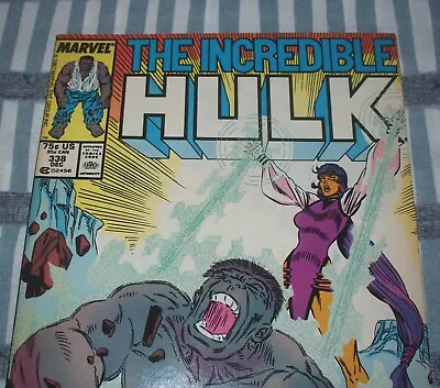 Buy The Incredible HULK #338 Todd McFarlane Art From Dec. 1987 F/VF Condition NS • 18.16£