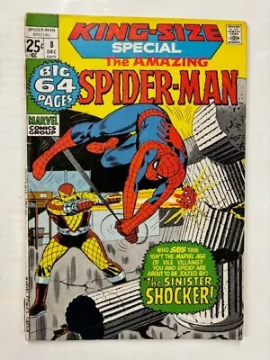 Buy AMAZING SPIDER-MAN ANNUAL KING-SIZE SPECIAL 8 VG Dec 1971  John Romita Reprint • 7£