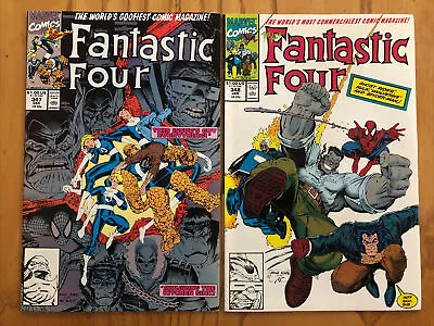 Buy Fantastic Four Issues #347 And #348 1990 | Intro To New Fantastic Four • 10£