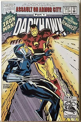 Buy Darkhawk, Annual #1, 1992, Iron Man, Rare, Bagged And Boarded • 3.99£