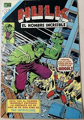 Buy Hulk El Hombre Increible Issue #127 1981 Features Mogol Spanish Edition • 15.81£