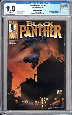 Buy Black Panther V2#1 CGC 9.0 1998 3963187014 1st Okoye! KEY! Dynamic Forces • 79.66£