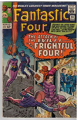 Buy Comics Fantastic Four #36 Good Condition Silver Age 1st Medusa  • 234.36£