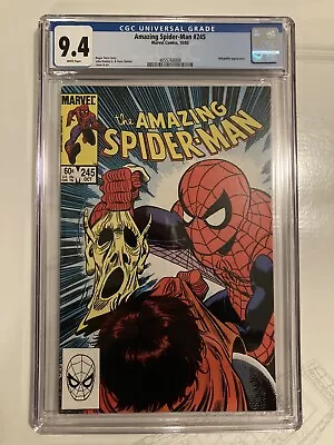 Buy The Amazing Spider-Man #245 (Oct 1983, Marvel) CGC 9.4 (White Pages) • 45.73£