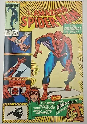 Buy The Amazing Spiderman #259 - 1984 Marvel Comics - High Grade Mary Jane Origin • 0.99£