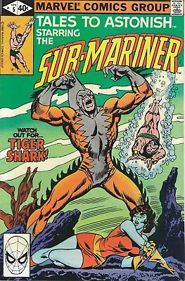 Buy Tales To Astonish Starring The Sub-Mariner Volume 2 Number 5 April 1980 Marvel • 1.50£