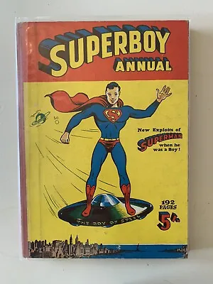 Buy Superboy Annual 1953 - 1954 Atlas Rare 1st Issue Vgc Superman When He Was A Boy • 69£