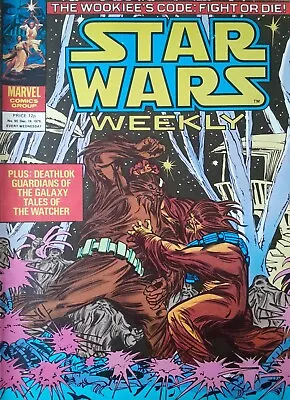 Buy STAR WARS WEEKLY No. 95 Dec 19th 1979 Vintage UK Marvel Comic Mag V.G CONDITION • 14.99£