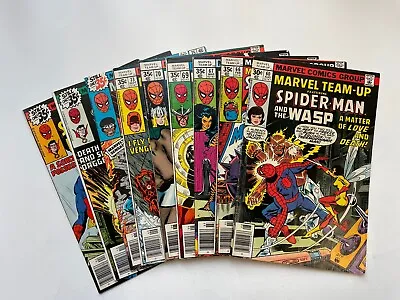 Buy Marvel Team-up Spider-Man Lot: 60,66,67,69,70,73,75,76,80 Bronze Age F To VF Con • 31.53£