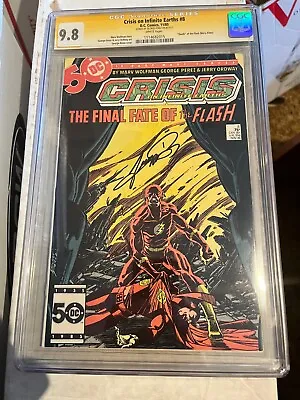 Buy Crisis On Infinite Earths #8 CGC 9.8, Superman, SS Signed By George Perez! • 221.14£