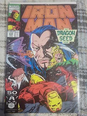 Buy 1991 Marvel Comics - Iron Man Dragon Seed Saga #272 NM+++ • 2.81£