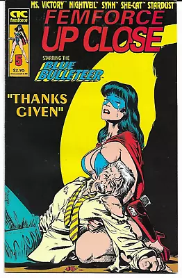 Buy FEMFORCE UP-CLOSE - AC Comics - No. 05 (1992) Featuring BLUE BULLETEER • 9.50£