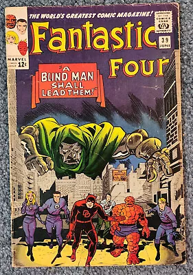 Buy Fantastic Four #39 Marvel 1965 Early Daredevil X-Over Dr. Doom App. - VG- • 47.96£