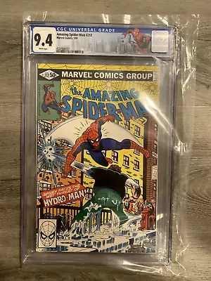 Buy Amazing Spider-man #212 Cgc 9.4 1st Hydro-man Newsstand White Pages Marvel • 94.24£