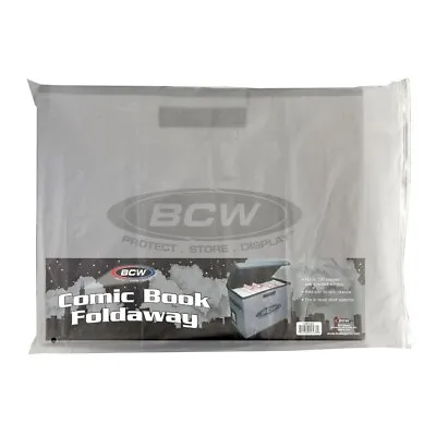 Buy BCW Black Comic Book Foldaway Folding Storage Tote Short Box • 26.77£