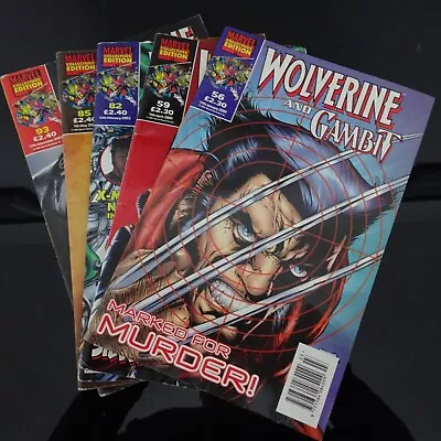 Buy Lot Of 5 Wolverine & Gambit Marvel 2001 & 2003 #56 #59 #82 #85 #93 UK Editions • 9.99£