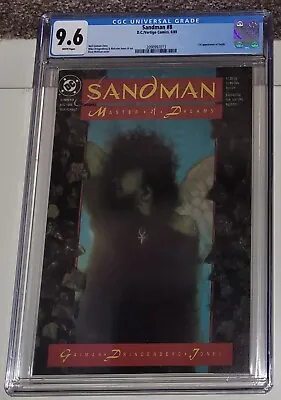 Buy Sandman #8 CGC 9.6 (1989) 1st Print 1st Death Gaiman DC White Pages Near Mint+ • 213.78£