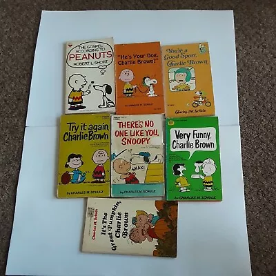 Buy Charles M Schulz 7 Peanuts  Paper Back Books • 10£