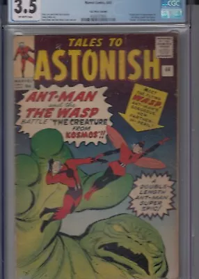 Buy Tales To Astonish 44 - 1963 - 1st Wasp - CGC 3.5 Very Good - • 599.99£