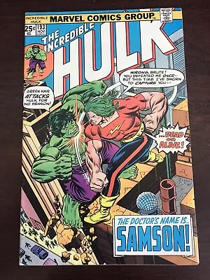 Buy The Incredible Hulk #193/Bronze Age Marvel Comic Book/Doc Samson/VFN🔥 • 79.17£
