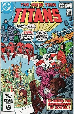 Buy The New Teen Titans 15 Vol 1 DC 1982 • 4.45£