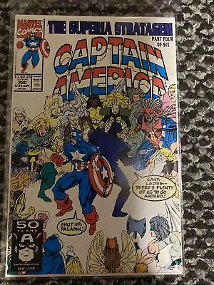 Buy Captain America # 390 Vf Marvel 1991 Ron Lim • 2.36£