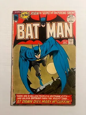 Buy Batman #241 Iconic Batman Logo Neal Adams & Bernie Wrightson Cover Art 1972 • 118.49£
