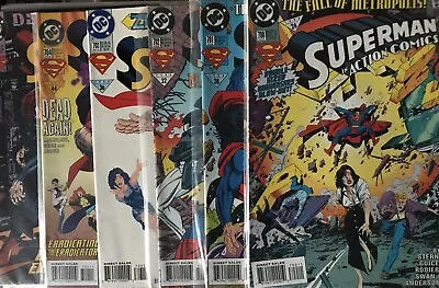 Buy Superman In Action Comics No’s 700 - 705 Great 6 Comic Bundle  Deal 1994 DC • 17.99£
