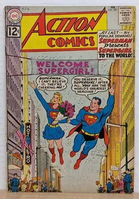 Buy ACTION COMICS #285 (1962) Silver Age DC Comics 1st Super Girl Presented To World • 79.26£