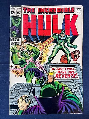 Buy The Incredible Hulk 114 (1969) • 4.99£