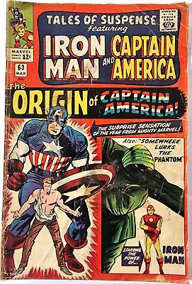 Buy Tales Of Suspense 63 1965  The Origin Of Captain America • 36.99£