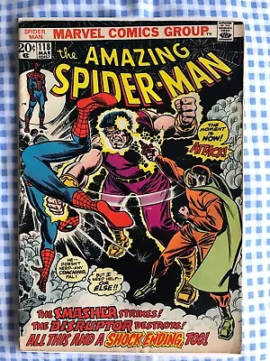 Buy Amazing Spider-Man 118 (1973) Adapts Spectacular Spiderman Mag 1 Story, Cents • 14.99£