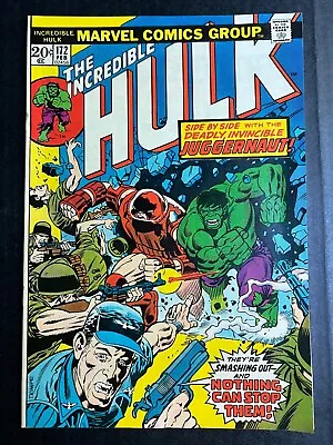 Buy THE INCREDIBLE HULK #172 1974 Juggernaut Unread Avenger Vintage KEY ISSUE • 36.36£